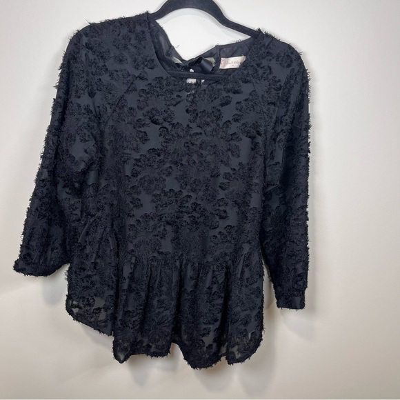 Altar’d State Elegant Black  Women Top - Picture 2 of 6